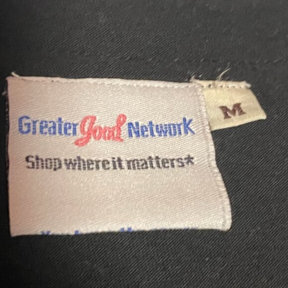 Greater Good NetWork TM Women's Multicolor Quilted Long Sleeve Top 100%Cotton M - Picture 4 of 4